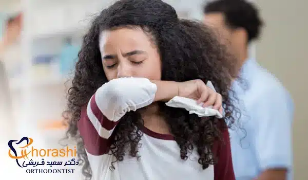 عطسه، یکی راه انتقال بیماری لوزه