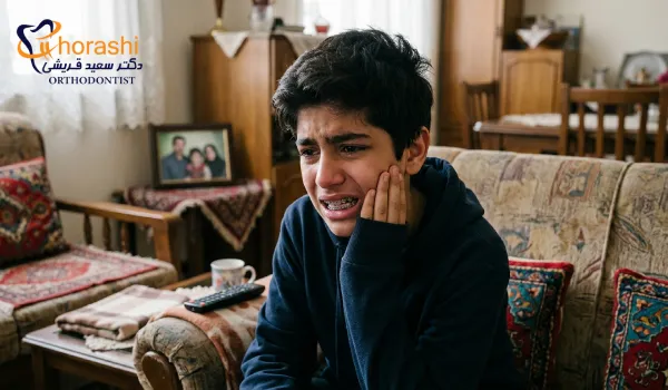 درد دندان ارتودنسی شده بر اثر تحلیل ریشه