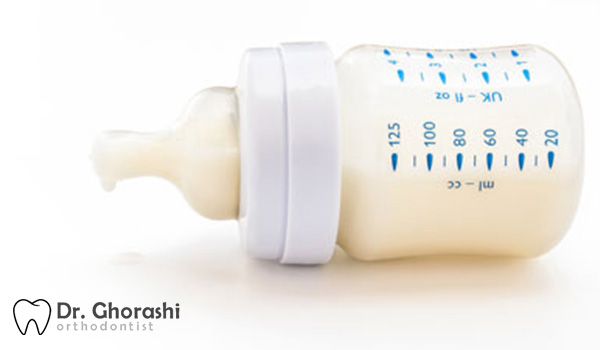 سر شیشه شیر ارتودنسی
